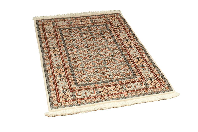 Moud Mahi · Handgeknüpft – Beige, 115x79 cm
