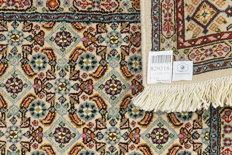 Moud Mahi · Handgeknüpft – Beige, 115x79 cm