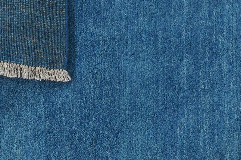 Gabbeh · Handgeknüpft – Blau, 87x75 cm
