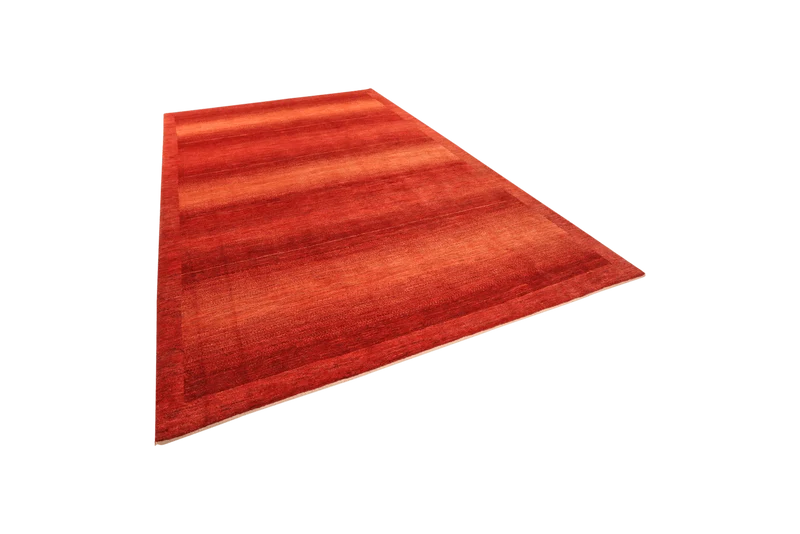 Rizbaf · Handgeknüpft – Rot, 343x256 cm