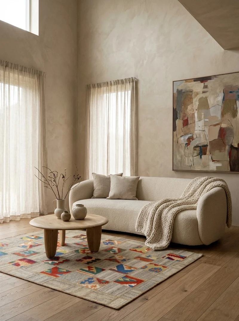 Kelim Tekkeh · Handgewebt – Beige, 200x150 cm
