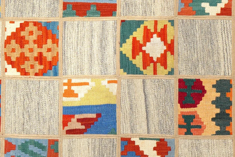 Kelim Tekkeh · Handgewebt – Beige, 200x150 cm