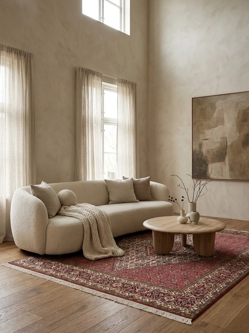 Bidjar · Handgeknüpft – Beige, 247x200 cm