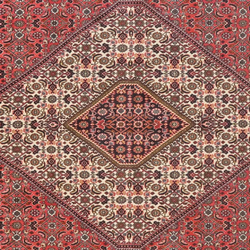 Bidjar · Handgeknüpft – Beige, 247x200 cm