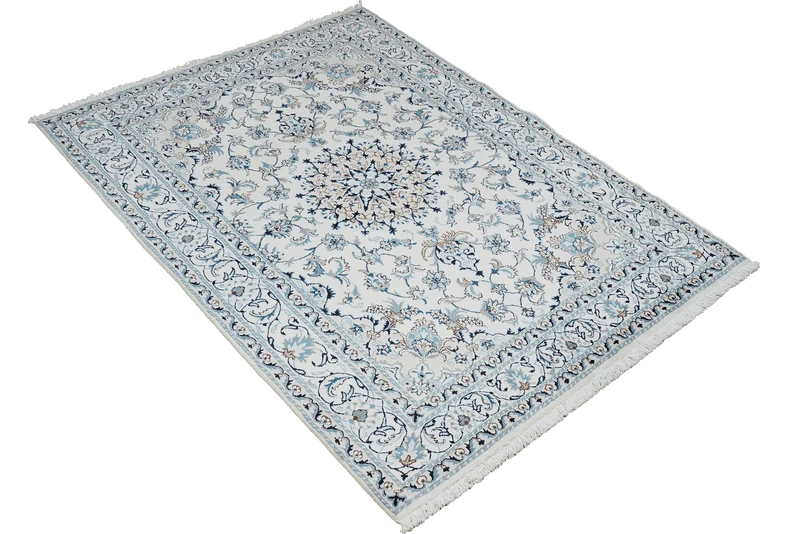 Nain 12La · Handgeknüpft – Beige, 234x161 cm