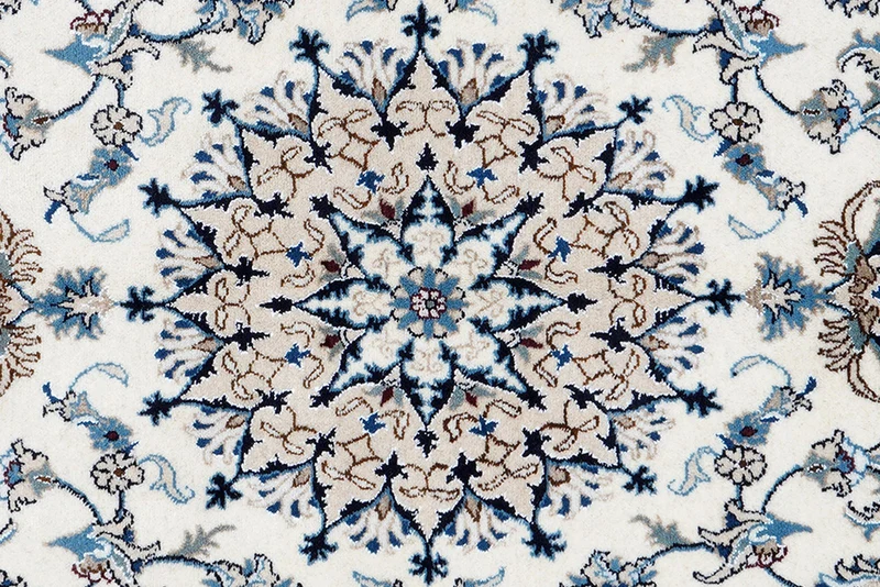 Nain 12La · Handgeknüpft – Beige, 234x161 cm