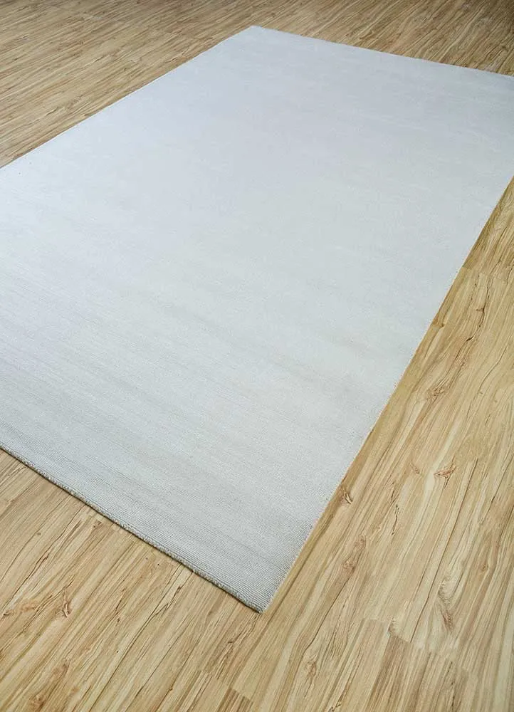 Viskose Teppich - 150 x 240 cm - hellgrau