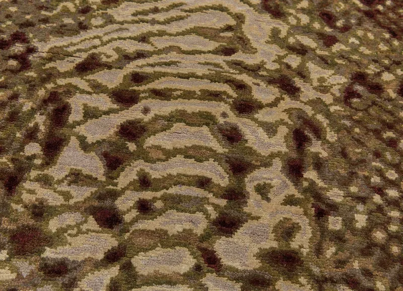 Wollteppich - 240 x 300 cm - braun