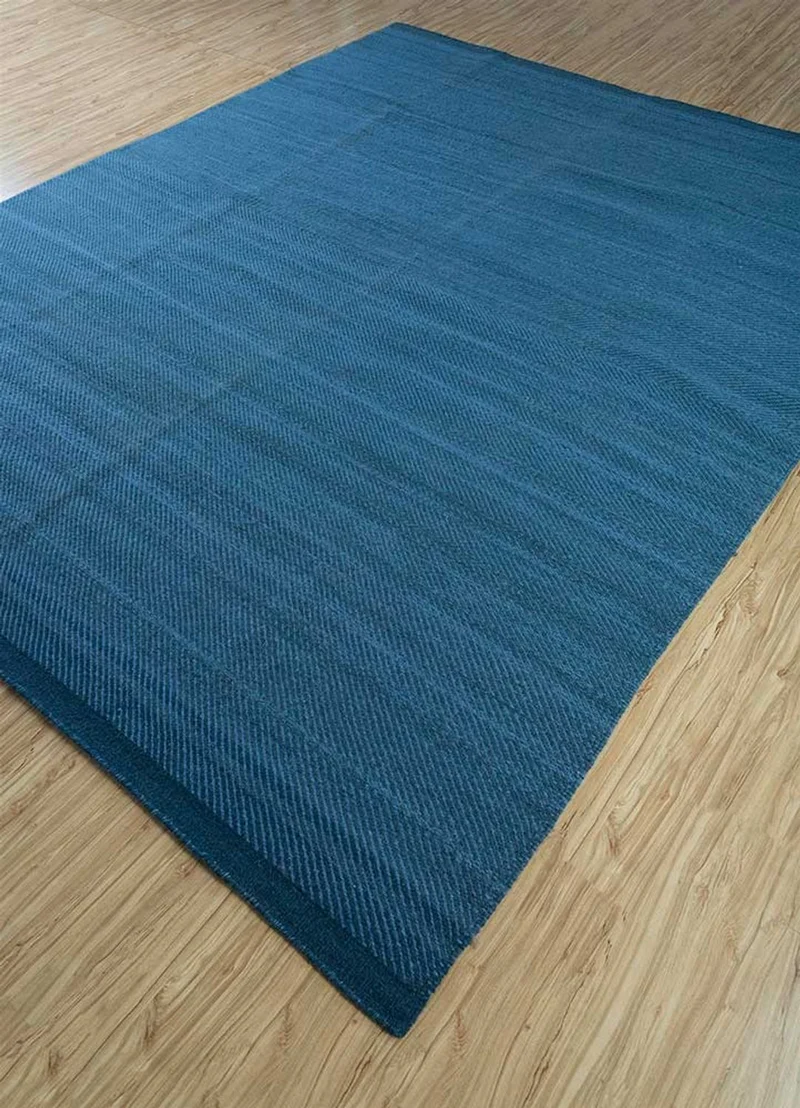 Wollteppich 240x300cm - blau