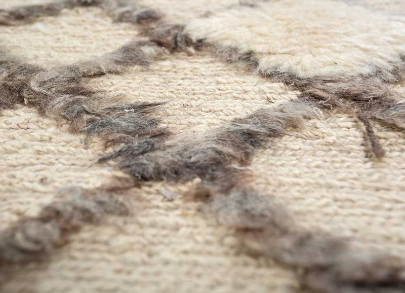 Juteteppich - 120 x 180 cm - beige