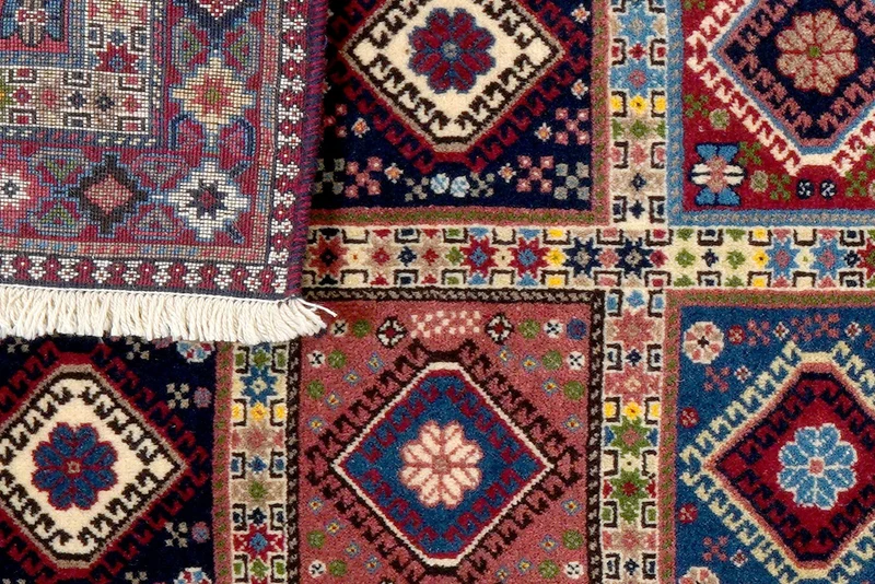 Yalameh · Handgeknüpft – Bunt, 206x81 cm