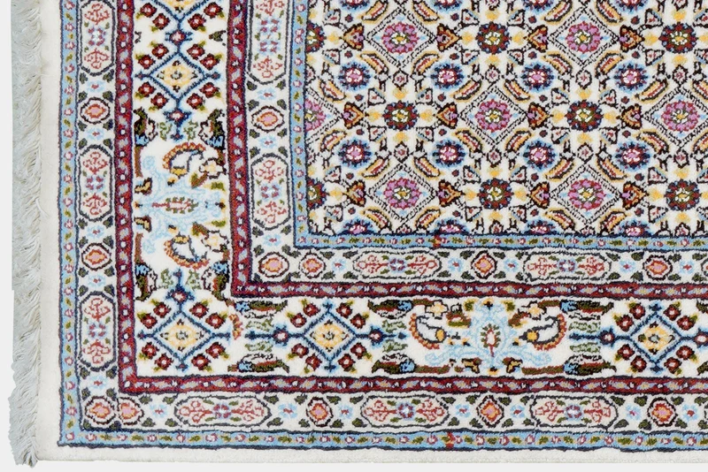 Moud Mahi · Handgeknüpft – Beige, 118x76 cm