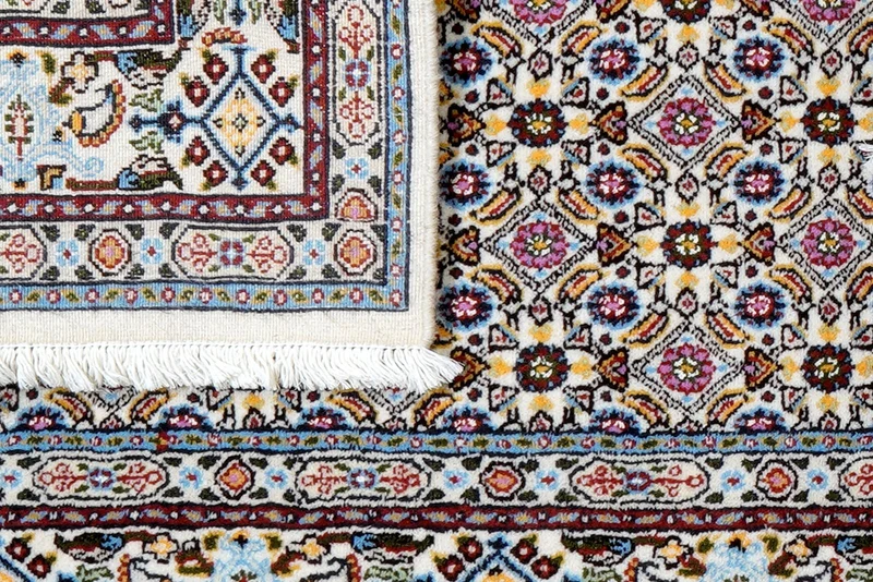 Moud Mahi · Handgeknüpft – Beige, 118x76 cm