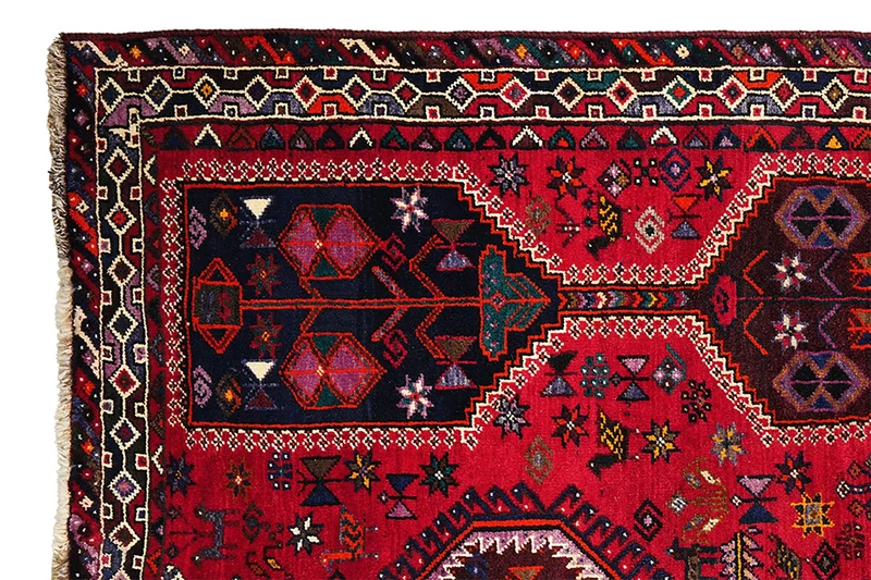 Gashgai · Handgeknüpft – Rot, 286x201 cm