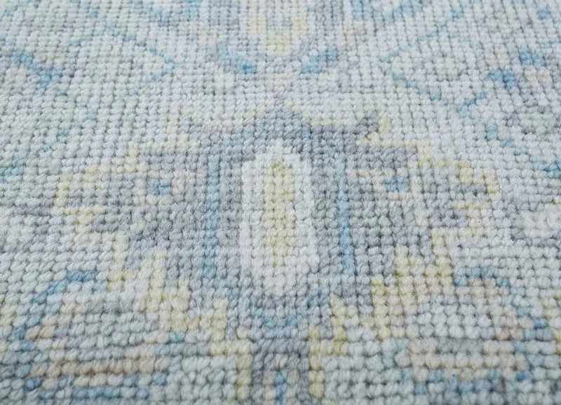 Wollteppich - 180 x 270 cm - hellblau