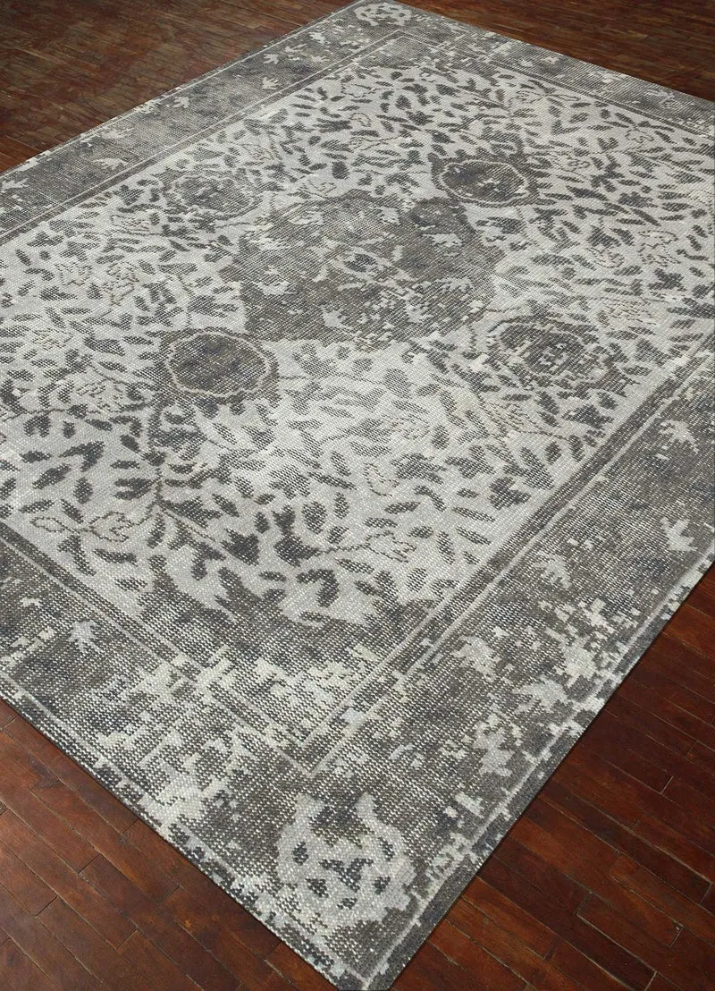 Wollteppich - 240 x 300 cm - grau