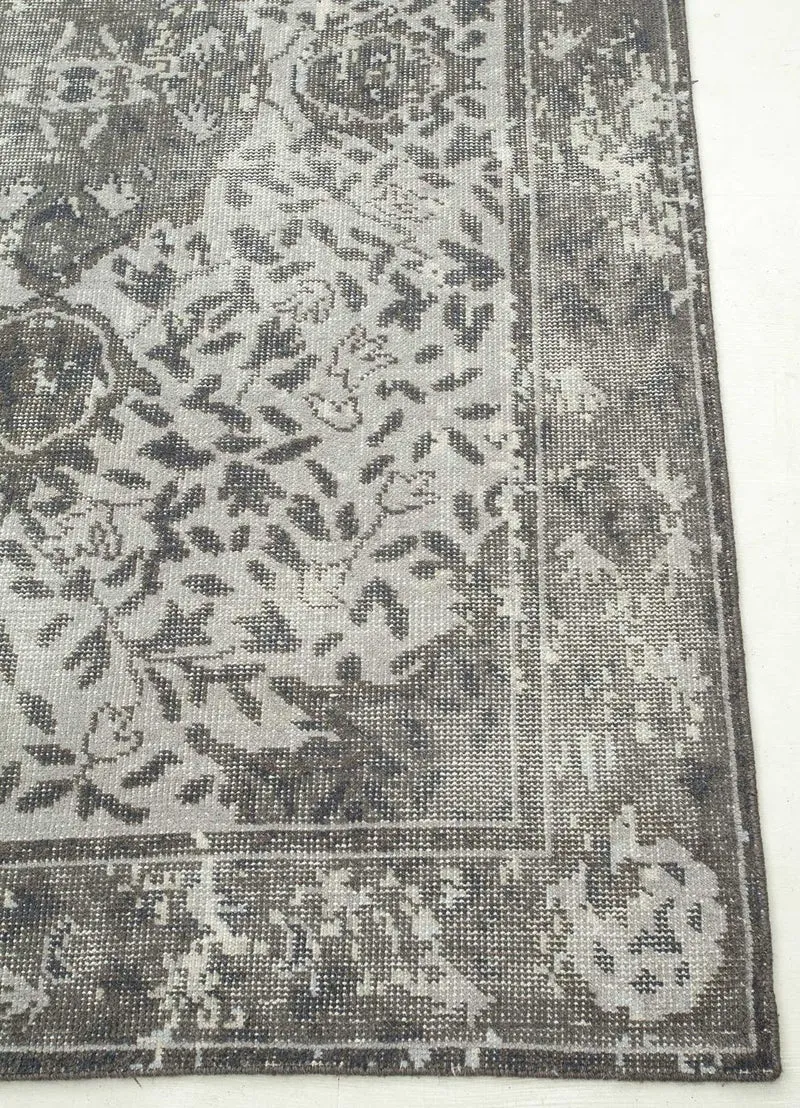 Wollteppich - 240 x 300 cm - grau