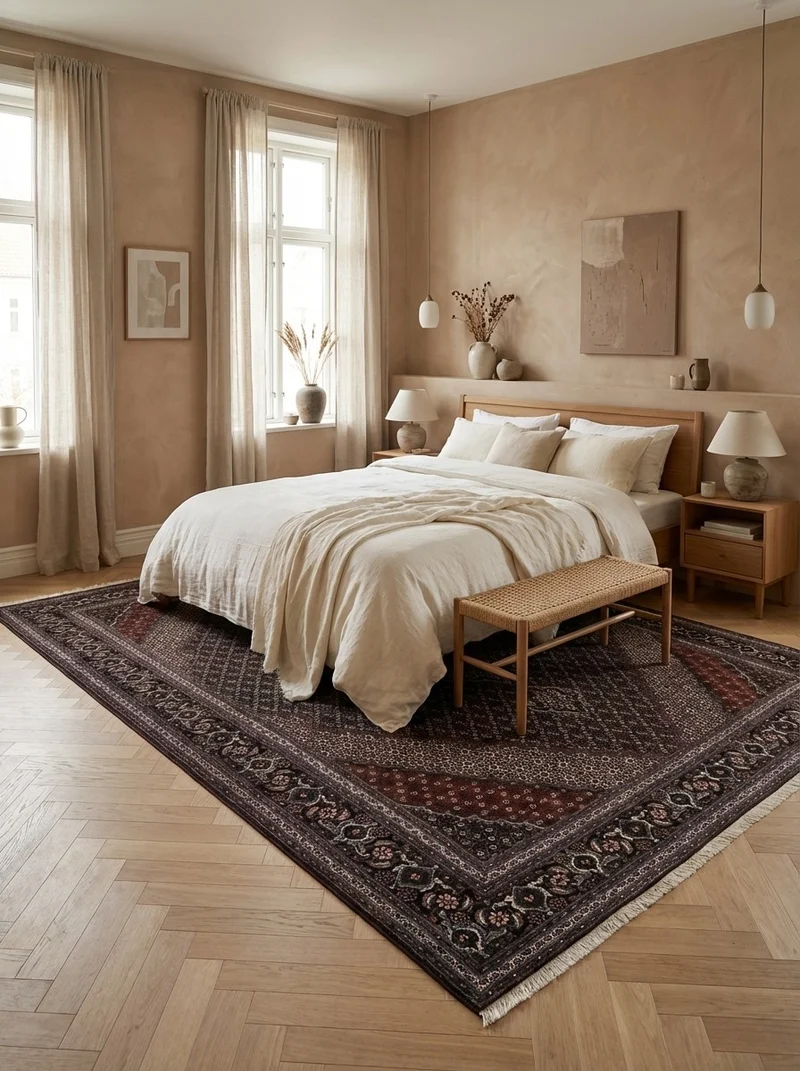 Tabriz 40 Raj · Handgeknüpft – Schwarz, 359x250 cm