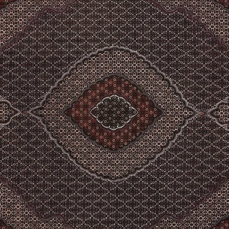 Tabriz 40 Raj · Handgeknüpft – Schwarz, 359x250 cm