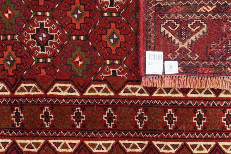 Turkman · Handgeknüpft – Rot, 215x138 cm