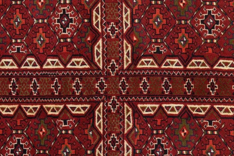 Turkman · Handgeknüpft – Rot, 215x138 cm
