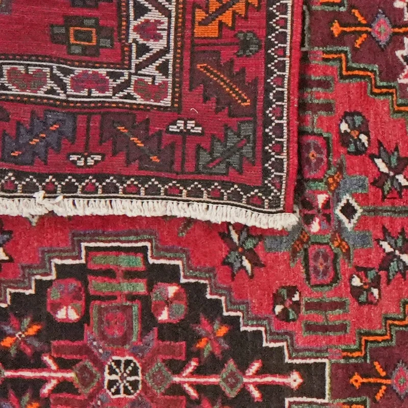 Kordibaf · Handgeknüpft – Rot, 417x150 cm