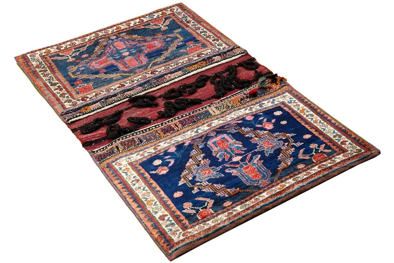 Khorjin · Handgefertigt – Blau, 98x81 cm