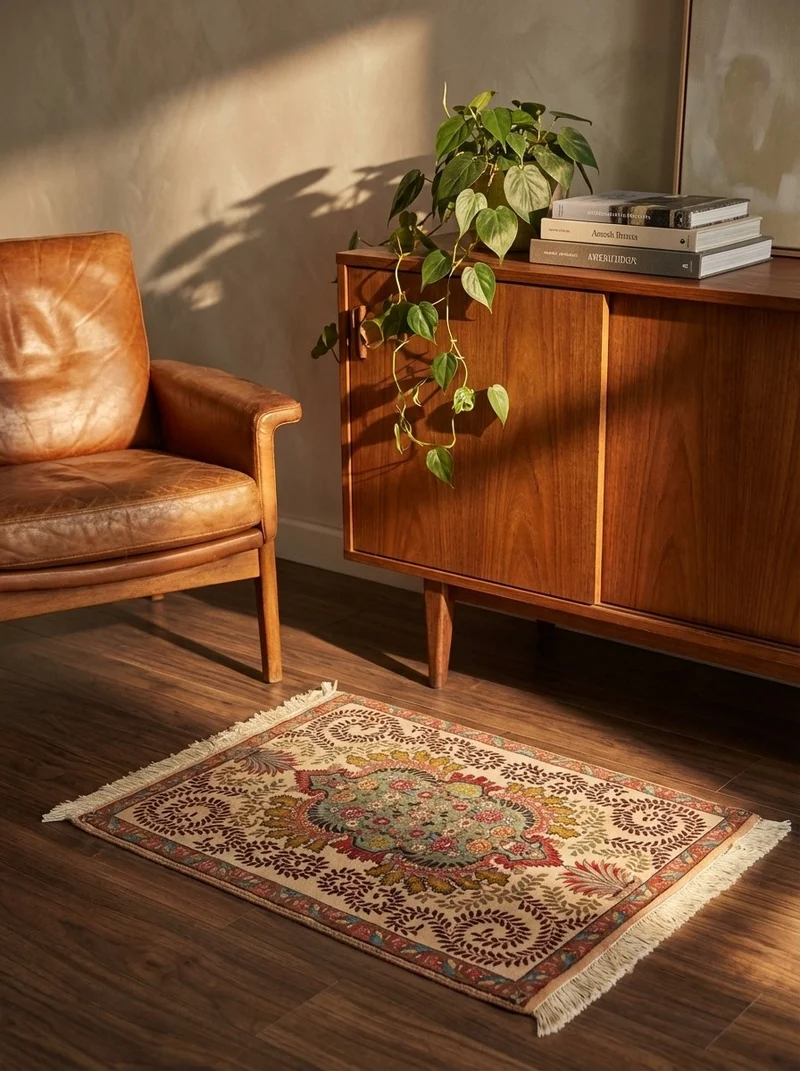 Tabriz Old · Handgeknüpft – Beige, 84x63 cm