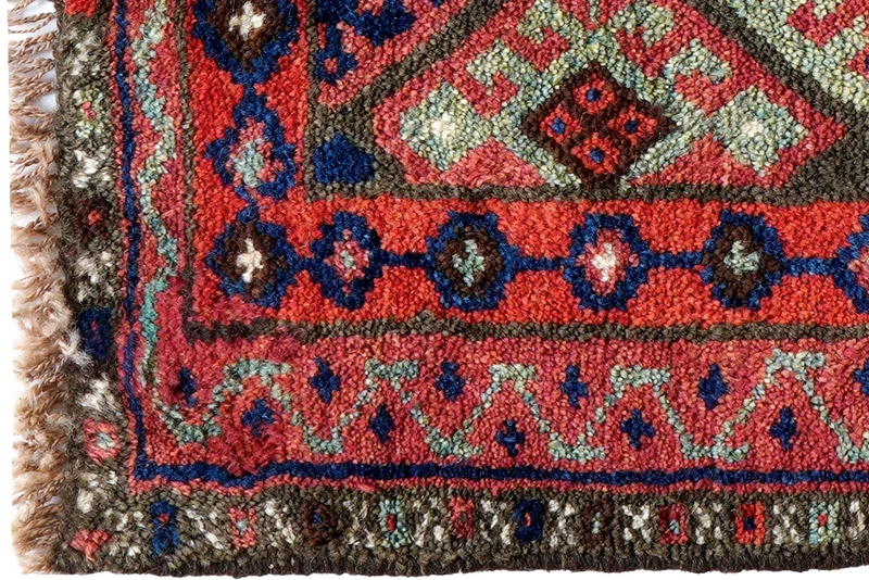 Gashgai · Handgeknüpft – Bunt, 62x66 cm