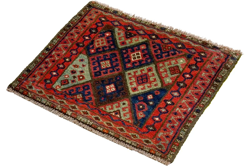 Gashgai · Handgeknüpft – Bunt, 62x66 cm