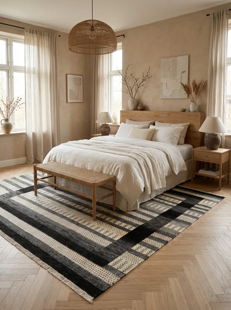 Rizbaf · Handgeknüpft – Beige, 299x224 cm