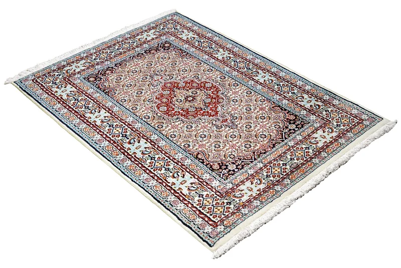 Moud Mahi · Handgeknüpft – Beige, 128x78 cm