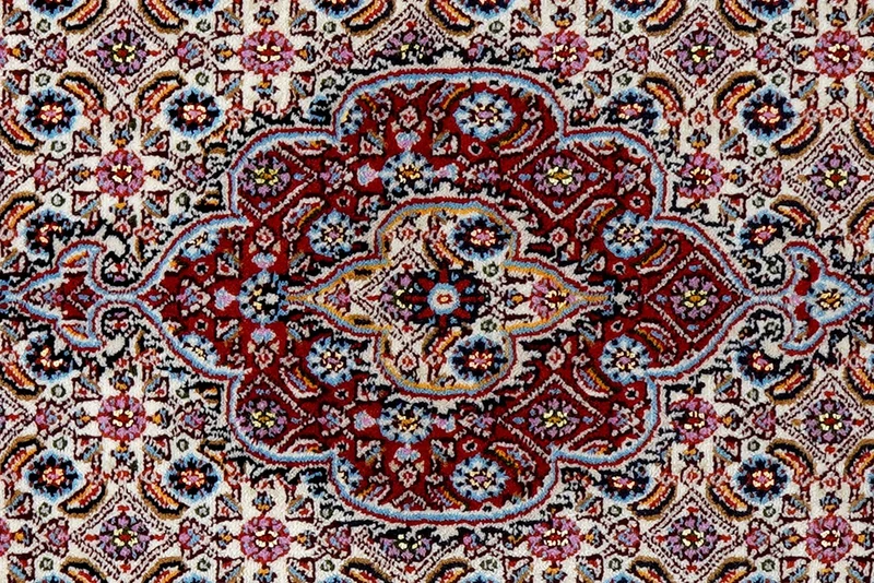Moud Mahi · Handgeknüpft – Beige, 128x78 cm