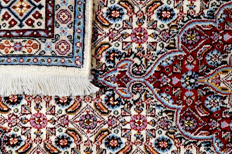 Moud Mahi · Handgeknüpft – Beige, 128x78 cm