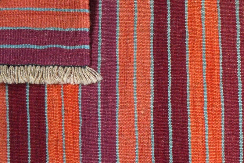 Kelim Gashgai · Handgewebt – Bunt, 193x64 cm