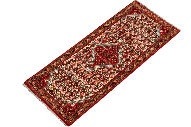 Assadabad · Handgeknüpft – Beige, 190x81 cm