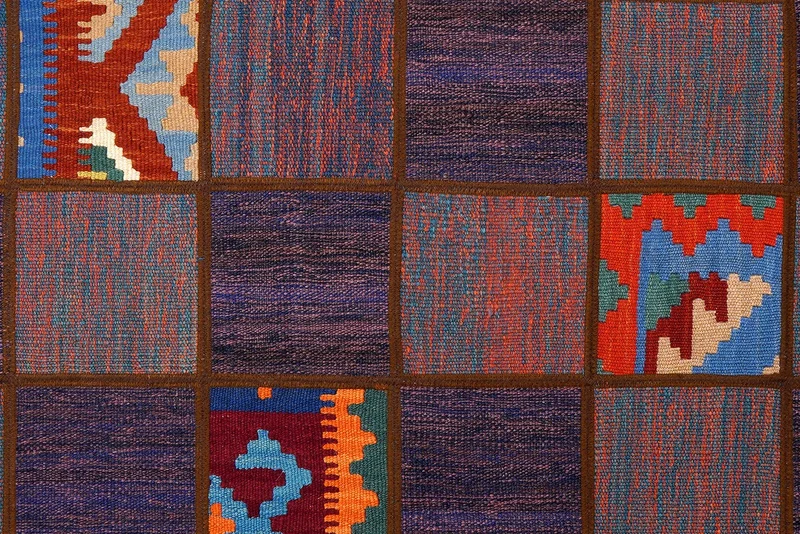 Kelim Tekkeh · Handgewebt – Bunt, 200x150 cm