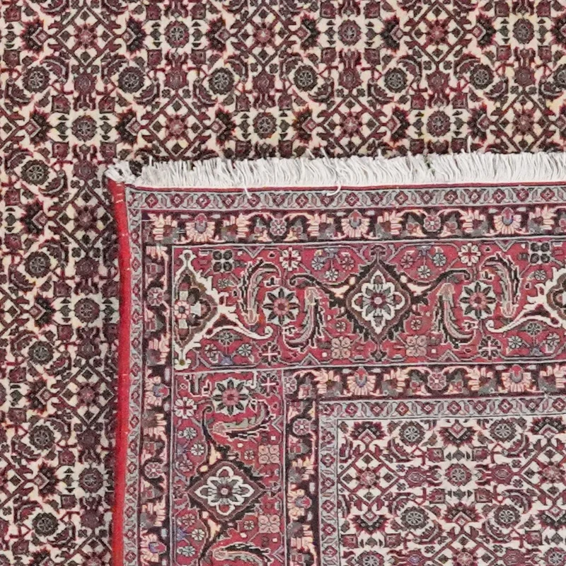 Bidjar · Handgeknüpft – Beige, 389x199 cm