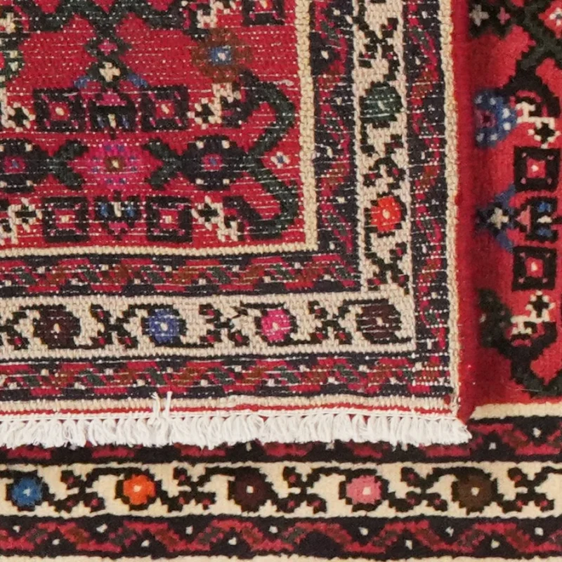 Hosseinabad · Handgeknüpft – Rot, 246x66 cm
