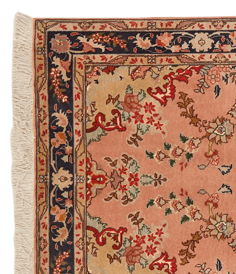 Tabriz 50 Raj · Handgeknüpft – Rot, 196x83 cm