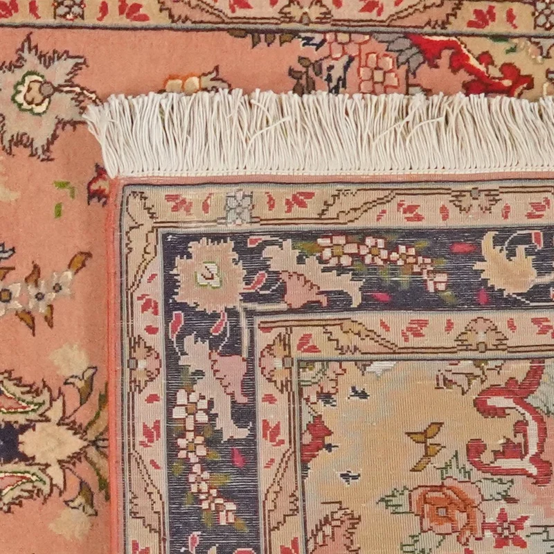 Tabriz 50 Raj · Handgeknüpft – Rot, 196x83 cm