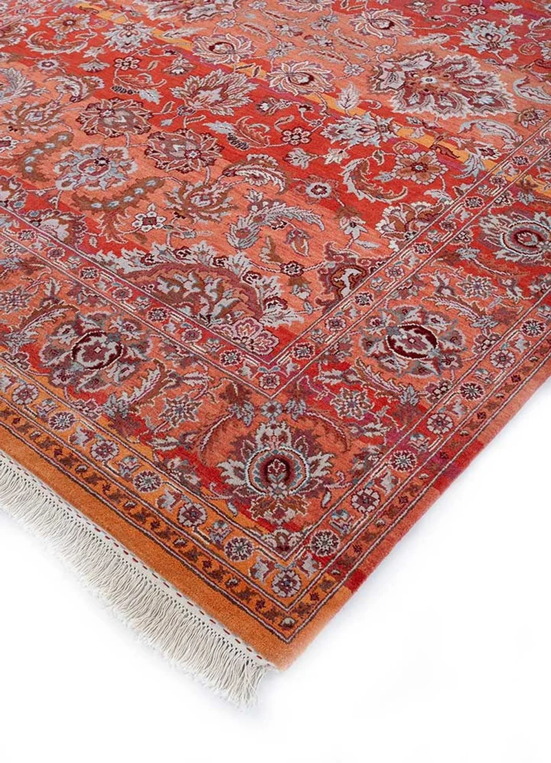 Wollteppich - 240 x 300 cm - rot