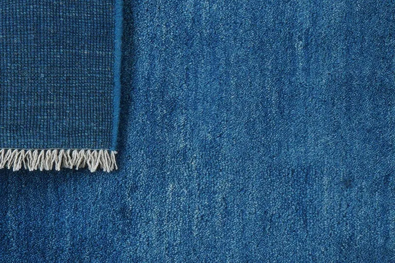 Gabbeh · Handgeknüpft – Blau, 90x64 cm