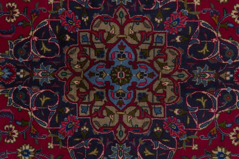 Kashmar · Handgeknüpft – Rot, 289x200 cm