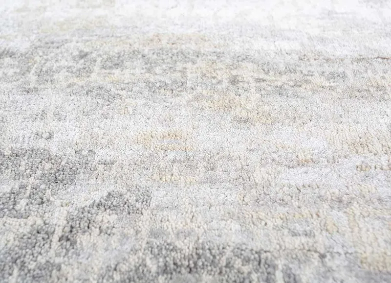 Wollteppich - 240 x 300 cm - grau