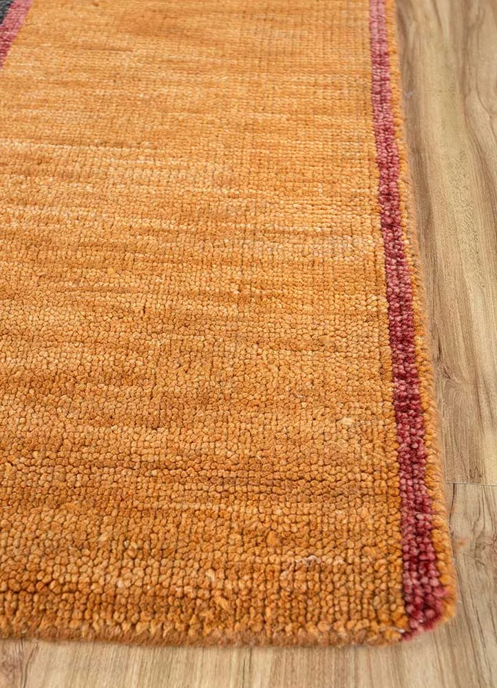 Wollteppich - 180 x 270 cm - orange