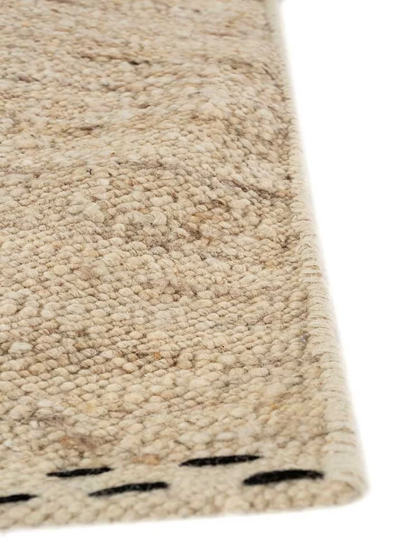 Wollteppich - 180 x 270 cm - hellbeige