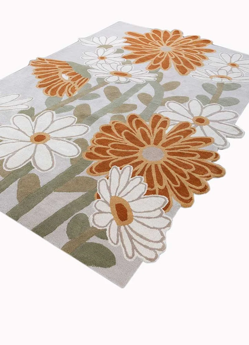 Wollteppich sonderform - 180 x 270 cm - mehrfarbig