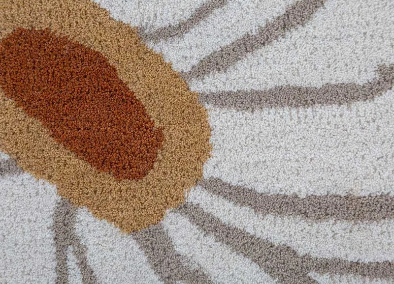 Wollteppich sonderform - 180 x 270 cm - mehrfarbig