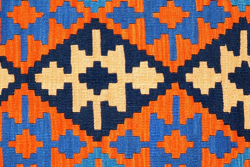 Kelim Gashgai · Handgewebt – Bunt, 185x124 cm